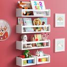 Estantes de berçário montadas na parede HOMEY PANDA 3 Long + 2 Mini