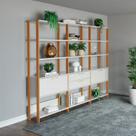 Estantes para Livros 3 Unidades 100% Mdf Dalla Estantes para Livros 3 Unidades 100% Mdf Dalla