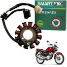 Estator bobina magneto pulso completo smartfox honda cg fan 125 2009 - 2015