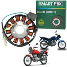 Estator bobina magneto pulso completo smartfox honda cg titan 150 fan 150 2009 - 2013