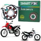 Estator bobina magneto pulso completo smartfox honda nxr bros 125 150 2003-2005 ohc es esd ks
