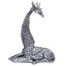 Estátua Animal Girafa Estatueta Enfeite Resina Decoração Zen