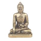 Estátua antiga de bronze, Buda medicinal, 30 mm, tamanho pequeno