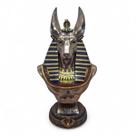 Estátua Anúbis Busto Guardião e Protetor Espiritual 24 cm Estátua Anúbis Busto Guardião e Protetor Espiritual 24 cm