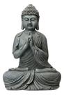 Estatua Buda Tailandes Orando Cinza Concreto Em Resina 46cm Decoração de Jardim Estatua Buda Tailandes Orando Cinza Concreto Em Resina 46cm Decoração de Jardim