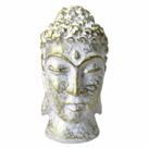 Estátua Cabeça de Buda 8cm - Branco Estátua Cabeça de Buda 8cm - Branco