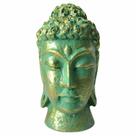 Estátua Cabeça de Buda 8cm - Verde Estátua Cabeça de Buda 8cm - Verde