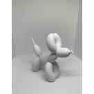 Estatua Cachorro Balão Balloon Dog 3D - Branco - 10cm
