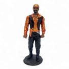 Estátua Cigano Preto Vermelho Resina Umbanda Candomblé 14 cm