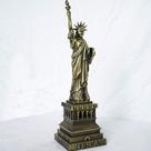 Estátua da Liberdade Enfeite Miniatura Decoração Metal 25cm