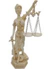 Estátua Dama Da Justiça Têmis Deusa 25cm Símbolo Do Direito - Flash