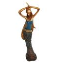 Estátua Dama Roupa Craquelada