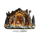 Estátua De Acrílico Jesus Árvore Da Vida Para Decoração De Mesa, Decoração Familiar Para Casa