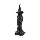 Estátua De Bruxa Gótica Com Chapéu Pontudo, Decoração De Halloween, Resina Durável, Decoração Para