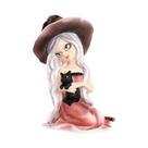 Estátua De Bruxa Temática De Halloween Para Decoração De Casa, Estátua De Jardim De Fadas, Decoração Estátua De Bruxa Temática De Halloween Para Decoração De Casa, Estátua De Jardim De Fadas, Decoração