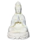 Estátua de Buda, resina de marfim, 13 cm, dobrada à mão, Avalokitesvara