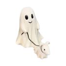 Estátua De Cão Fantasma De Halloween Em Resina, Figurinha Assustadora Para Decoração De Casa 2024 Estátua De Cão Fantasma De Halloween Em Resina, Figurinha Assustadora Para Decoração De Casa 2024