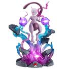 Estátua de colecionador Jazwares Pokémon Mewtwo 13 polegadas com luz LED Estátua de colecionador Jazwares Pokémon Mewtwo 13 polegadas com luz LED