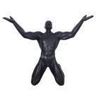 Estátua de escultura moderna abstrata nórdica ajoelhada figueira humana