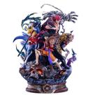 Estátua de figura de anime One Piece Luffy Kid Law 19 cm em PVC