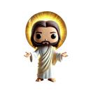 Estátua De Jesus Em Resina Feita À Mão, Boneco Fofo De Páscoa, Decoração Criativa Para Casa E