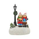 Estátua De Natal Iluminada Com LED, Cenário Campestre, Decoração De Mesa, Presente De Feriado Para