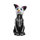 Estátua De Resina De Cão E Gato Dia Dos Mortos, Caveiras De Açúcar De Halloween, Decoração Para Casa