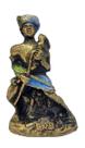 Estátua de resina logun mini 9cm orixa umbanda imagem
