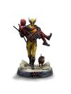 Estátua deadpool and wolverine - marvel - art scale 1/10 - iron studios