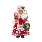 Estátua Decorativa De Chef Natalino Ms Claus Para Mesa - Centro De Mesa