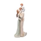 Estátua Decorativa Família Casal e Filho Resina 28cm Wolff Estátua Decorativa Família Casal e Filho Resina 28cm Wolff
