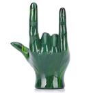 Estátua decorativa LCCCK Hand Gesture Emerald Green I Love You