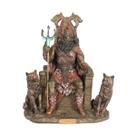 Estátua Deus Nórdico Odin em Resina Bronze 26cm Estátua Deus Nórdico Odin em Resina Bronze 26cm