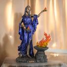 Estátua Deusa Grega Hestia 27cm - Resina Bronze Envelhecido