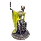 Estátua Exclusiva Orixá Oxum (sentada) - Decoração Resina