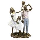 Estátua Família - 2 Meninos