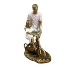 Estátua Família - Momento Pai e Filho
