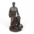 Estátua Fílósofo Matemático Purificação Espiritual 28 cm