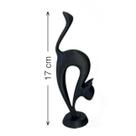 Estátua Gato 17cm Impressão 3d Arte Abstrata