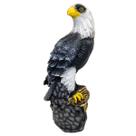 Estatua Gavião na Base em Resina para Parede 45cm