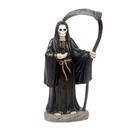 Estátua Grim Reaper Skeleton Resin Dark Cloaked Death 23,5 cm