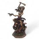 Estátua Iansã Oya Orixá Guerreira da Tempestade 24 cm Estátua Iansã Oya Orixá Guerreira da Tempestade 24 cm