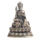 Estátua Manjushri Bodhisattva Escultura em latão 4,8 cm 117g Estátua Manjushri Bodhisattva Escultura em latão 4,8 cm 117g