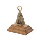 Estátua Nossa Senhora Aparecida Pequena com Pedestal - Linda Devoção