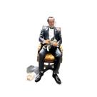 Estátua O Poderoso Chefão Don Vito Corleone 16 cm em PVC com mãos intercambiáveis