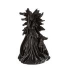 Estátua Pequena Hécate Deusa Tríplice Preta em Resina