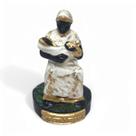 Estátua Preta Velha em Resina Paz e Sabedoria 8 cm Estátua Preta Velha em Resina Paz e Sabedoria 8 cm