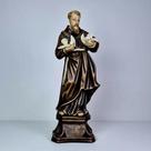 Estátua São Francisco De Assis Com Pombas Católico 50cm Xxg! Realista
