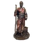 Estátua Sócrates Filósofo Grego Decoração Luxo Veronese 30cm Estátua Sócrates Filósofo Grego Decoração Luxo Veronese 30cm