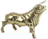Estátua Touro Miura Em Latão Artesanal Brilha Como Ouro Touro da Sorte Estátua Touro Miura Em Latão Artesanal Brilha Como Ouro Touro da Sorte